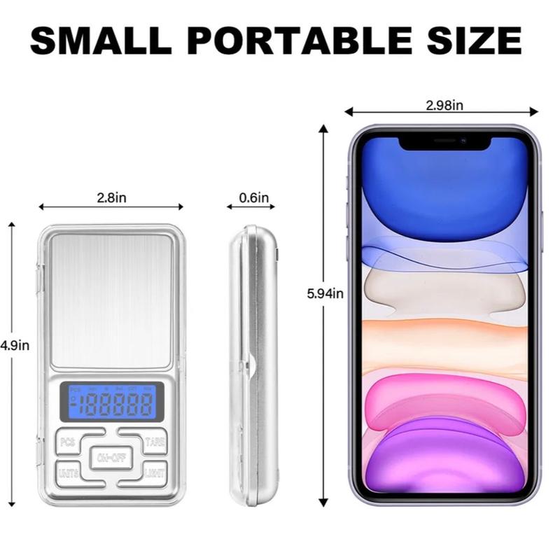 Mini Digital Electronic Scale Pocket Weight LCD Gram Jewellery  0.01g x 200g 4