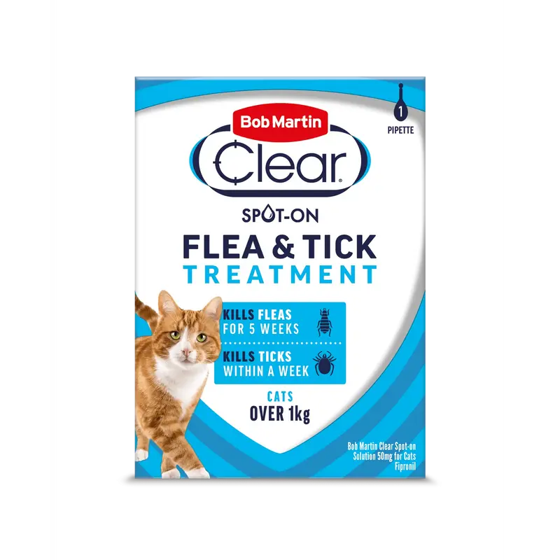 Bob Martin FleaClear Spot On for Cats - Single 0