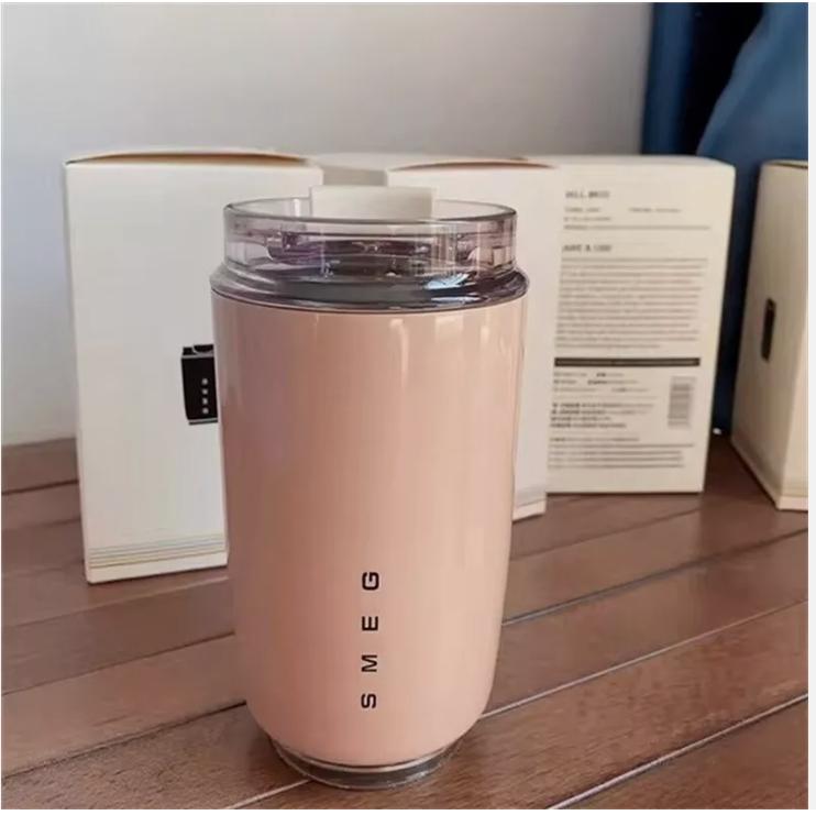 240ml Smeg Coffee Mug Stainless Steel Travel Water Bottle Insulated Cup 5