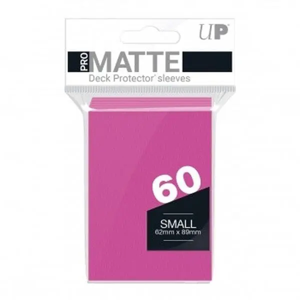 Pro-Matte Bright Pink Small Deck Protector Sleeves 60ct 0