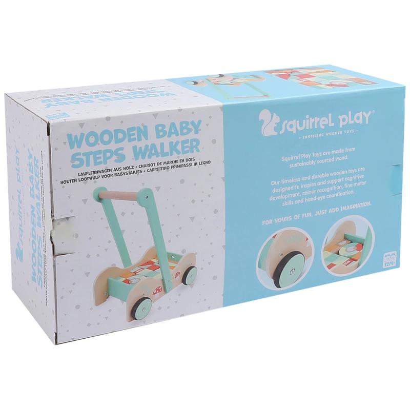 Product Introduction of Safari Wooden Baby Steps Walker Set for Toddlers – Perfect First Steps, Fun Blocks, and Safe Wooden Design 12