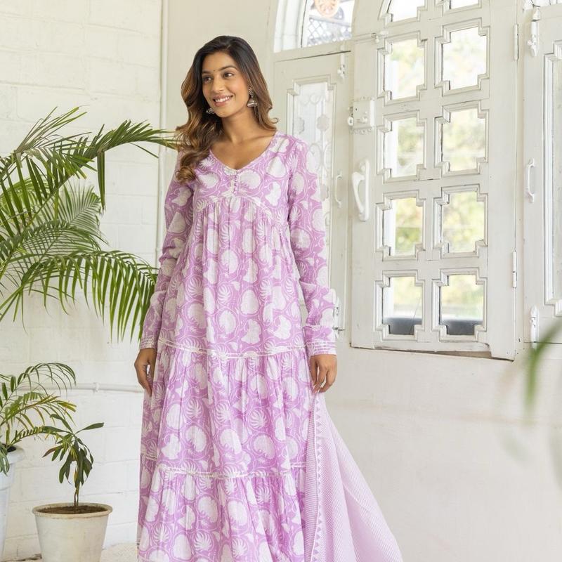 Indian Boutique Dress and Trouser with Dupatta - Women's Casual Dress - Womenswear 0