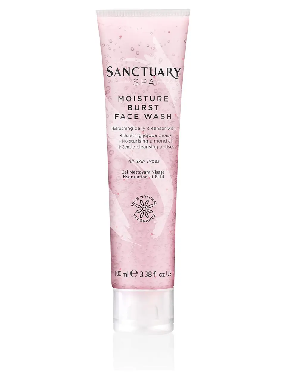 Sanctuary Spa Face Wash, Moisture Burst Gel Facial Wash, 100ml