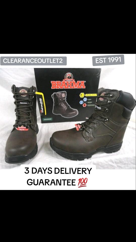 Product Introduction of BRAHMA CHALLENGER MENS BROWN LEATHER INSULATED STEEL TOE WORK BOOTS 2