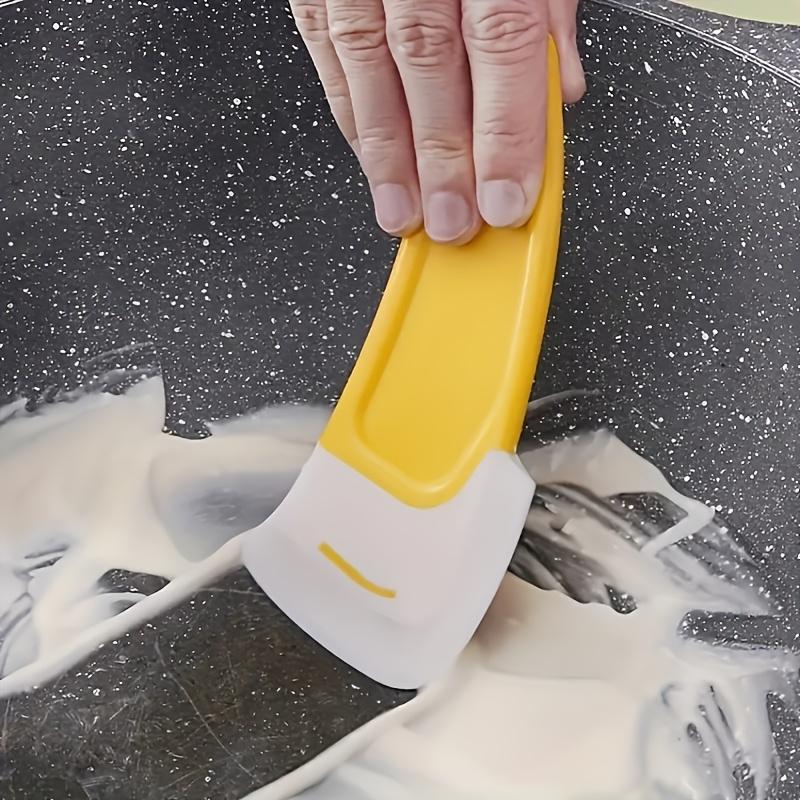 1pc Silicone Kitchen Scraper, Non-Stick, Heat-Resistant, Easy to Clean, No Electricity Needed, Ideal for Cooking & Baking 4