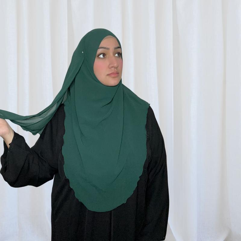 Plain Rara Semi Instant Hijab - 17 Different Colours! hand wash purple 8