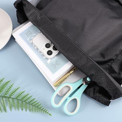 Drawstring Fitness Bag, Drawstring Backpack Waterproof Sports Bag and Neutral Pe Bag Are Suitable for School Sports, Swimming and Mountain Climbing and Multipurpose bag 2