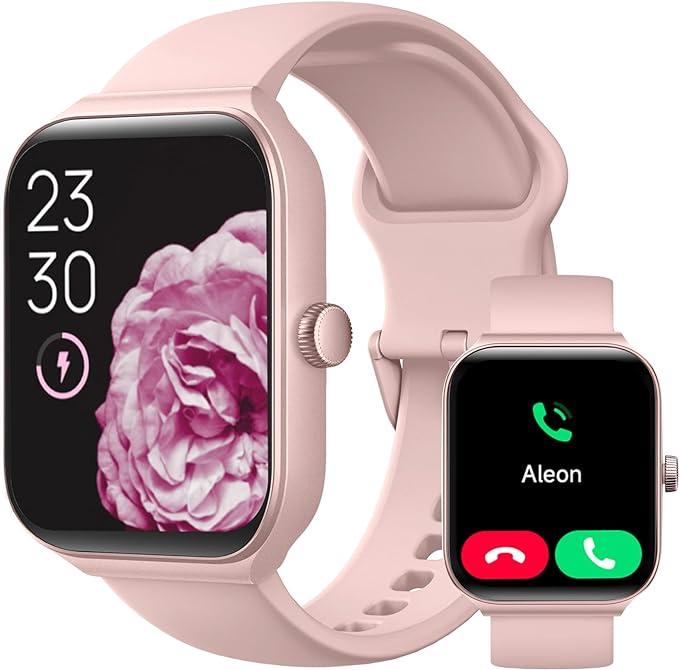 TOOBUR Smart Watch with BT Answer/Make Calls, Smart Voice Assistant, Sleep Tracking, IP68 Waterproof, Step Calorie Activity Tracker, 100 Sports Fitness Tracker, 1.95" Smartwatch for Men Women, Compatible iOS&Android Phones 2