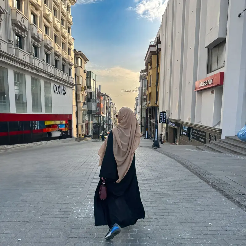HAIF Black Abaya Long Dress 1