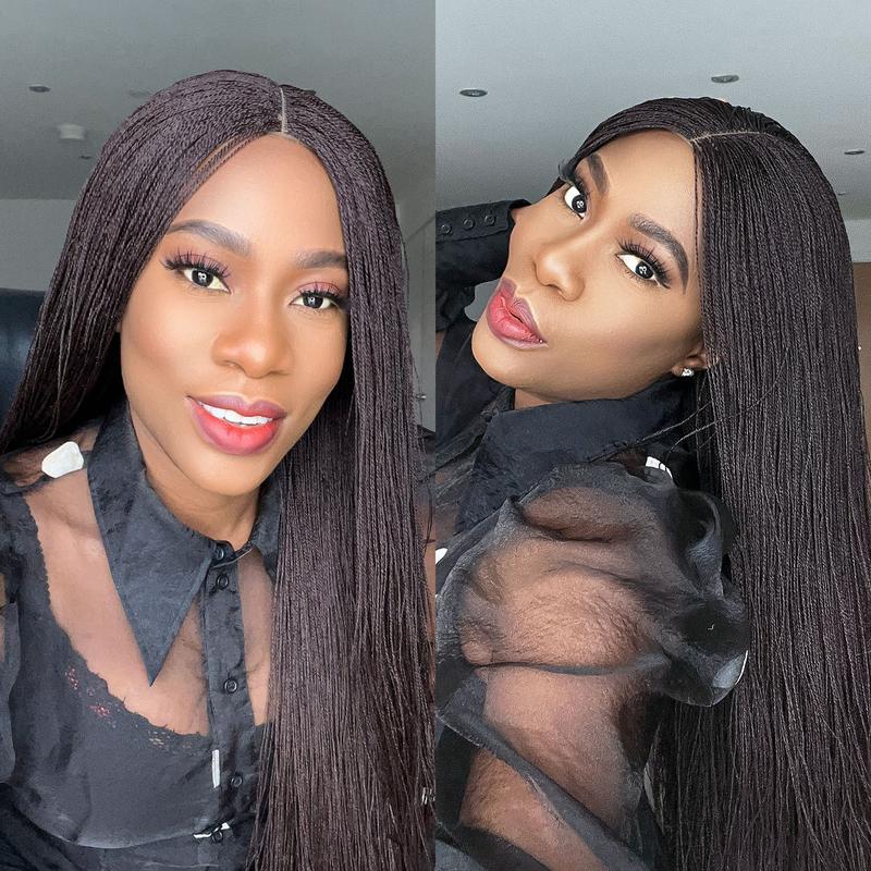 Micro Needle Senegalese Twists - Braided Wig for Women -#33 4
