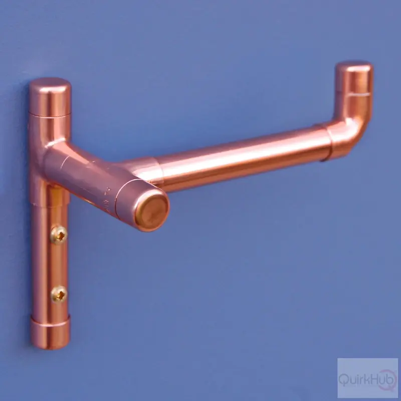 Copper Toilet Roll Holder by QuirkHub® Tee 2