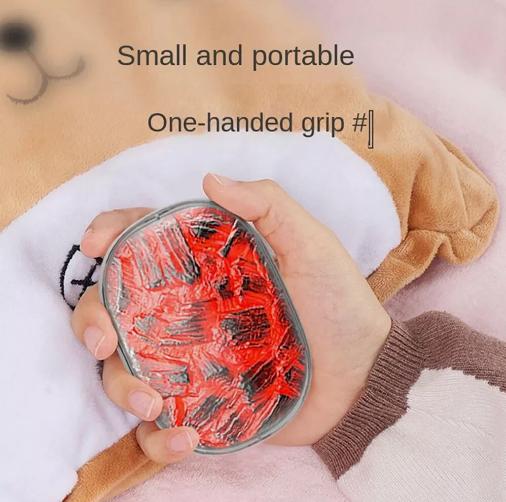 White Hand Warmers Rechargeable 5500mAh Electric Portable Pocket Heater USB 4