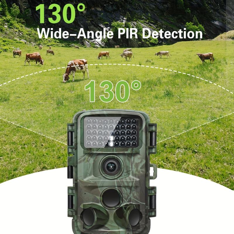 Product Introduction of 【2025】4K Ultra HD Trail Camera 64MP with 940nm No-Glow IR LEDs, IP67 Waterproof Wildlife Cam, 0.05s Trigger, Motion Detection, PVC Tree Mount, Smartphone Compatible for Outdoor Surveillance and Hunting 4