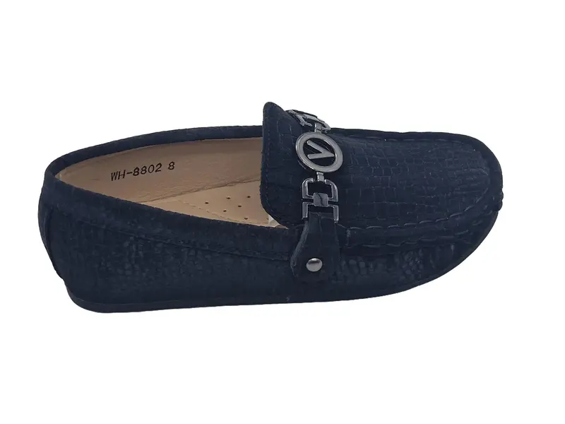 BOYS  TODDLERS BLACK LOAFERS FLAT DRESS PART WEDDING SHOE 0