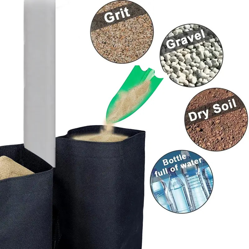 4x Garden Gazebo Foot Leg Feet Weights Sand Bag for Marquee Party Tent Set SM 3