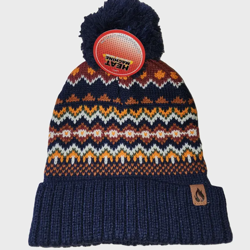 Heat Machine bobble Bennie for men stretchable material men's  beanies 0