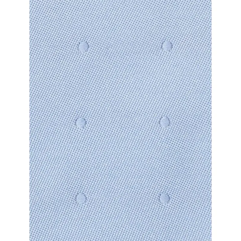 Boys elasticated bow tie - Dusky Blue self dot 1