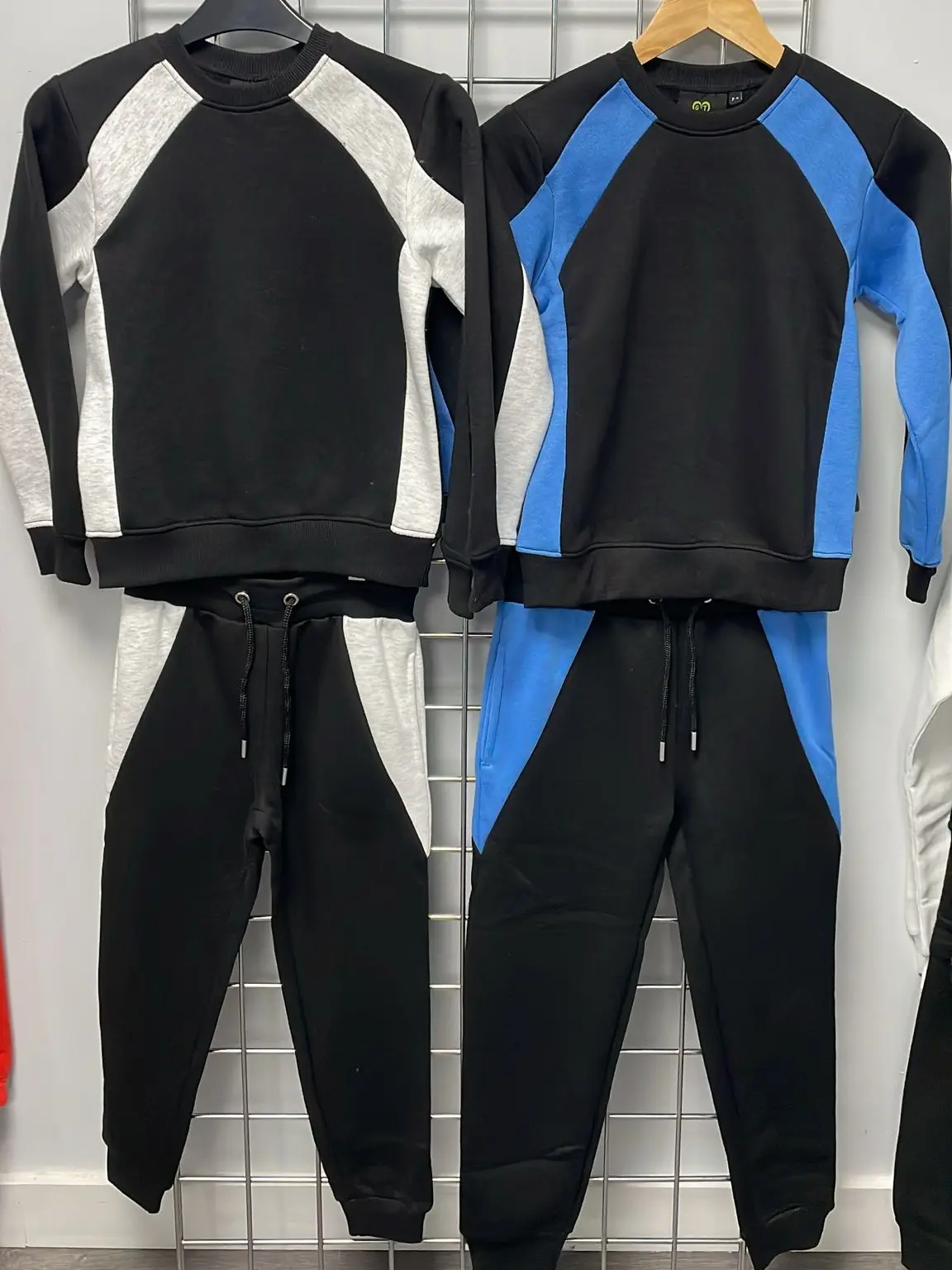Boys Sweatshirt Tracksuit Fleece Lined Kids Winter Sweat Joggers Set 2 Pc