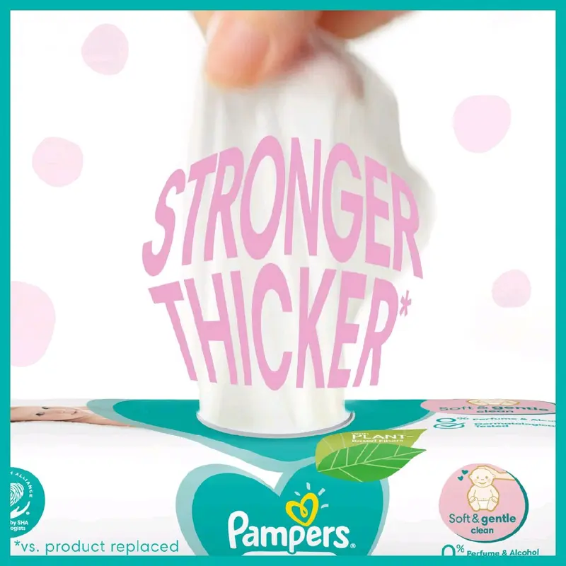 Pampers baby wipes full box 5