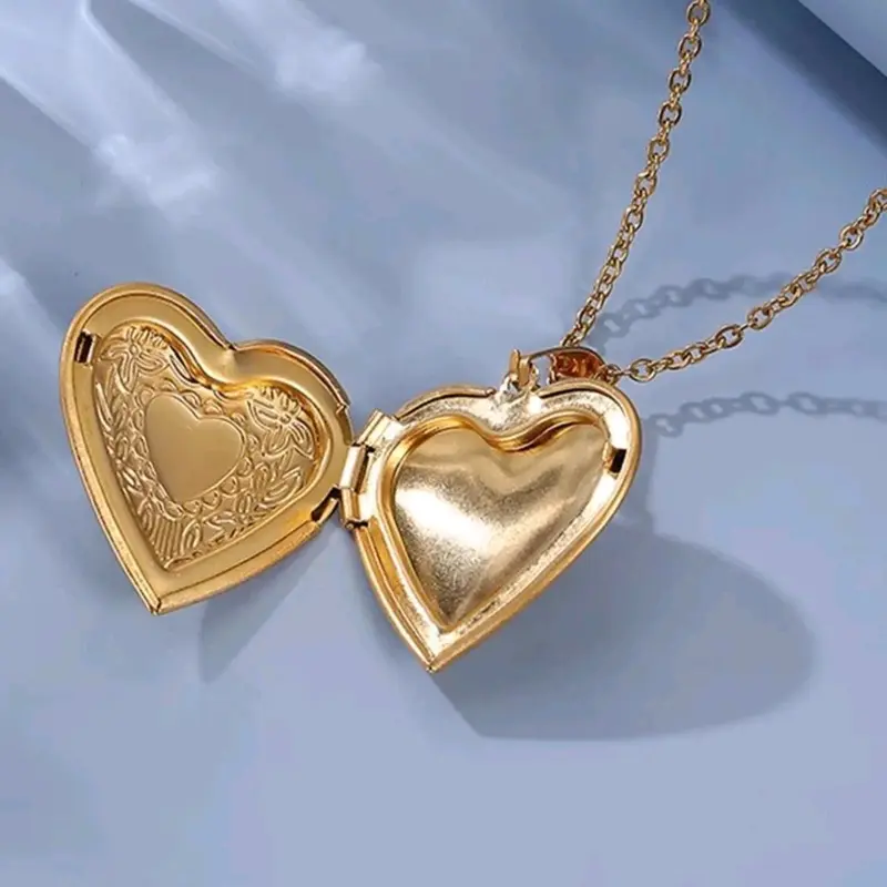 GJ Gemma Stainless Steel Functioning Heart Locket 4