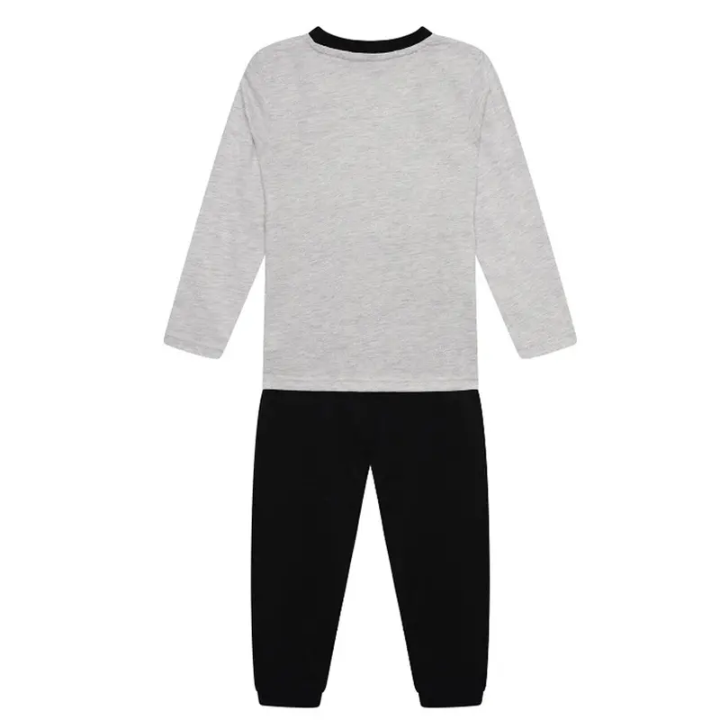 WWE Boys Grey and Black Wrestling Long Pyjama Set 1