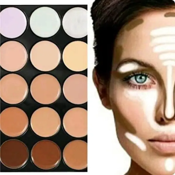 Curve Case Cream Palettes, Natural Skin Tone Facial Blush Palette, Cheeks Contour Blush Pressed Powder, Cosmetic Gift, Christmas Gift, Makeup Tool, Beauty Blend Flawless Matte Kit