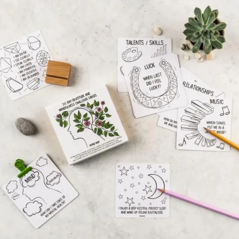 Gratitude and Mindfulness Challenge Cards - 30 Days 4