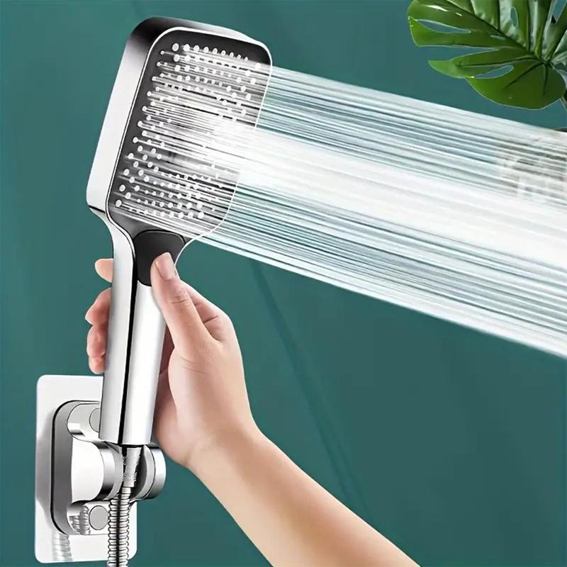 Product Introduction of High-Pressure Handheld Shower Head with 3 Adjustable Spray Modes - Large Water Flow, Water-Saving, Durable ABS Design for Comfortable Showering, Easy Installation, Ideal for Home and Hotel Bathrooms 10