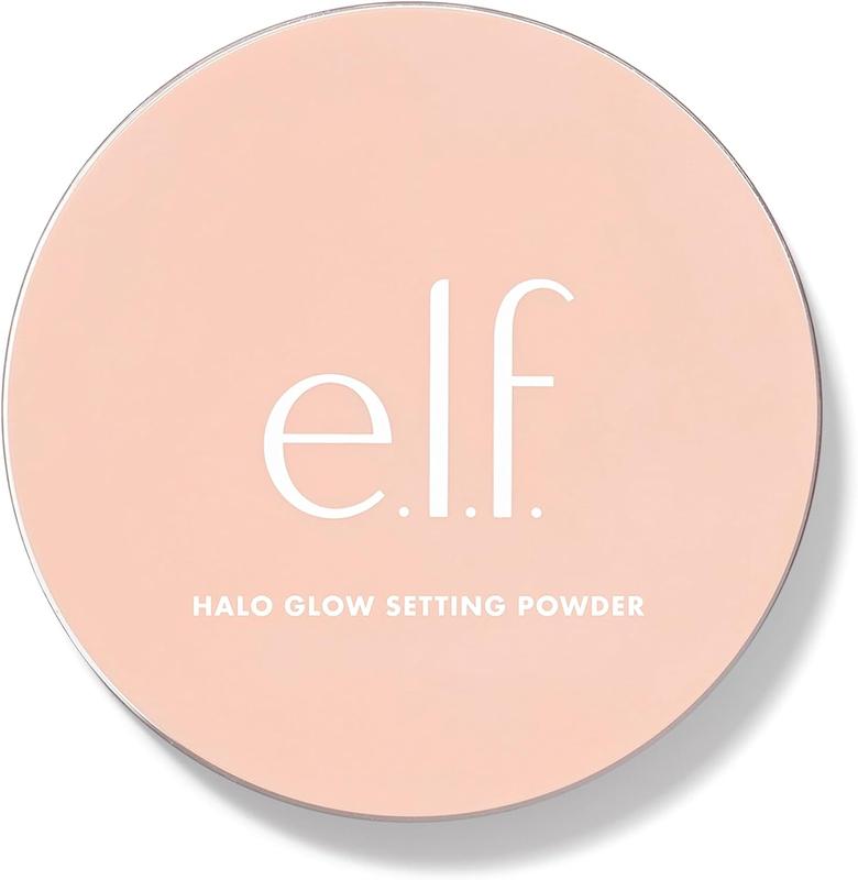 e.l.f., Halo Glow Setting Powder, Silky, Weightless, Blurring, Smooths, Minimizes Pores and Fine Lines, Creates Soft Focus Effect, Medium, Semi-Matte Finish... 5