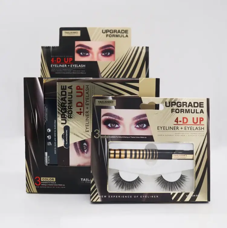 Lashglue Pen Eyeliner & Eyelash 8 In 1 Eye Liner Waterproof New Colourful Adhesive Eyeliner Pen Lipliner Makeup Pack Gentle 3