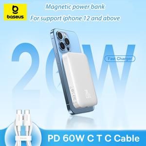 [Price Drop] Baseus 20W Wireless Magnetic Fast Charge Powerbank Magsafe Power Bank (6000mAh)