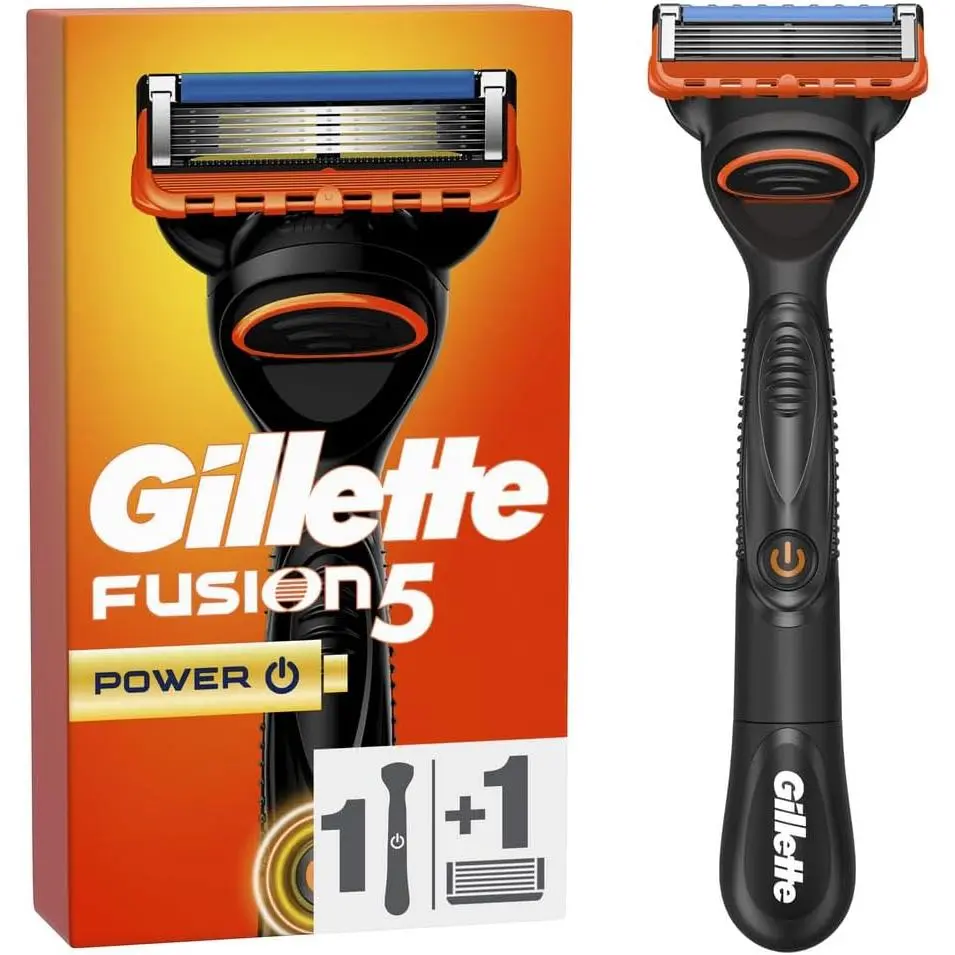 Gillette Fusion5 Power Razor for Men, Precision 5-Blade Shaving System with FlexBall Technology