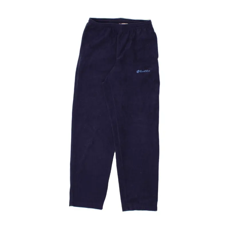 Pre-Owned Vintage LOTTO Mens Tracksuit Trousers Small Navy Blue Polyester 0