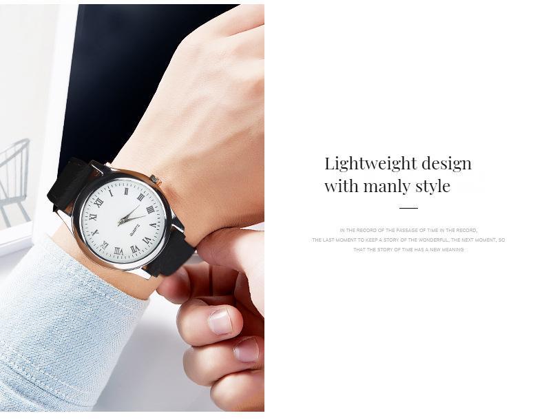 (Local Warehouse)Men's Fashion Watch,Type-C Rechargeable Adult Watch for Casual,Business,Boyfriend,Husband and Family Christmas Gift 5