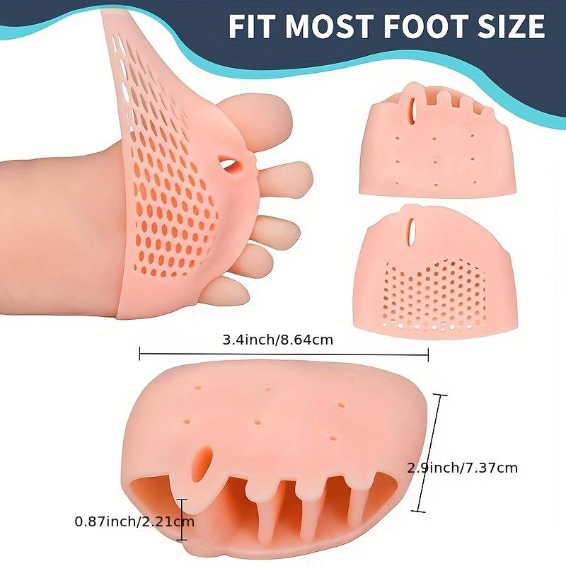 Product Introduction of Silicone Gel Toe Separator Pads, 2pcs Set with Honeycomb Breathable Design, Universal Foot Care Toe Spacers for Men and Women, Comfortable and Durable, Latex-Free, Washable and Reusable 1