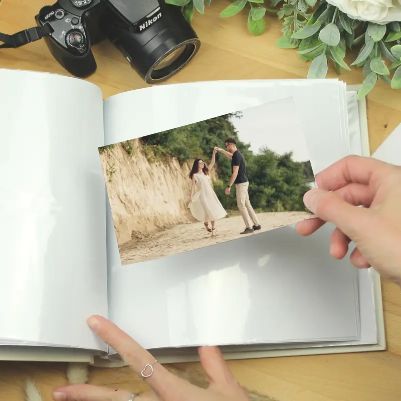 Personalised Photo Album with Your Own Image and Custom Message - Holds Up to 120 6x4 Photos - Decor, Cover 5