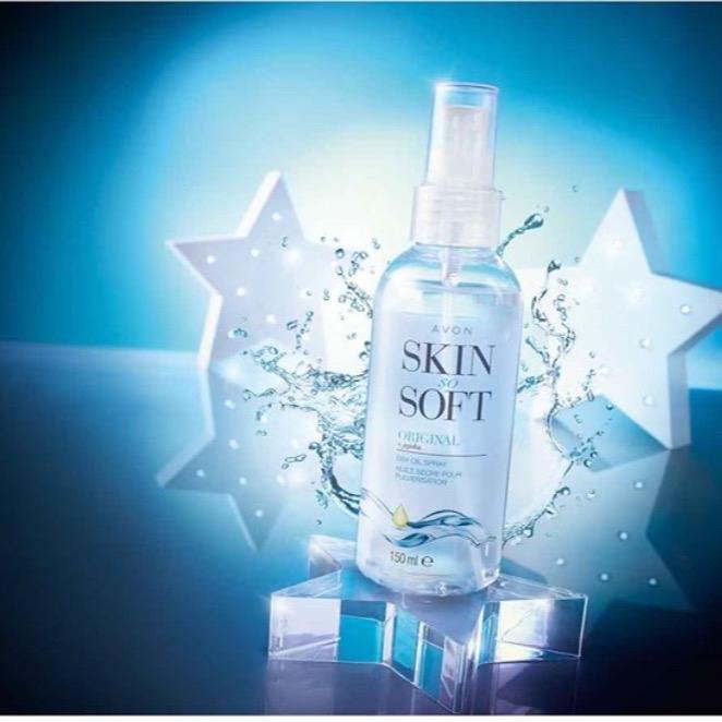 2x Avon Skin So Soft Original Dry Oil Spray - 150ml Each 4