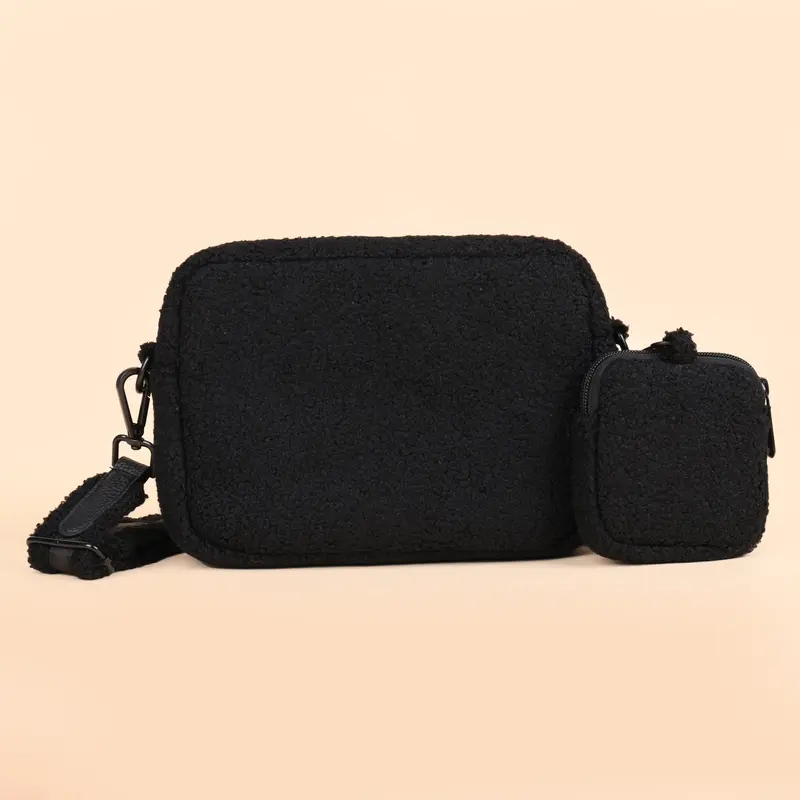 Dog Walking Bag inc Treat Pouch & Teddy Strap - Black Teddy 2