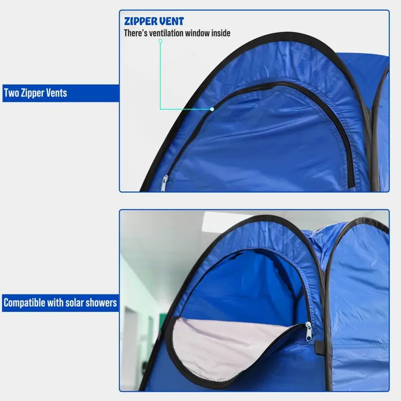 Pop-Up Privacy Tent, Portable Outdoor Camping Shower & Toilet, Changing Room for Hiking, Quick Setup Privacy Shelter, Waterproof, Foldable Privacy Tent for Outdoor Activities, Easy to Carry, Ideal for Camping, Hiking, Festivals, Perfect Gift for Camping 6