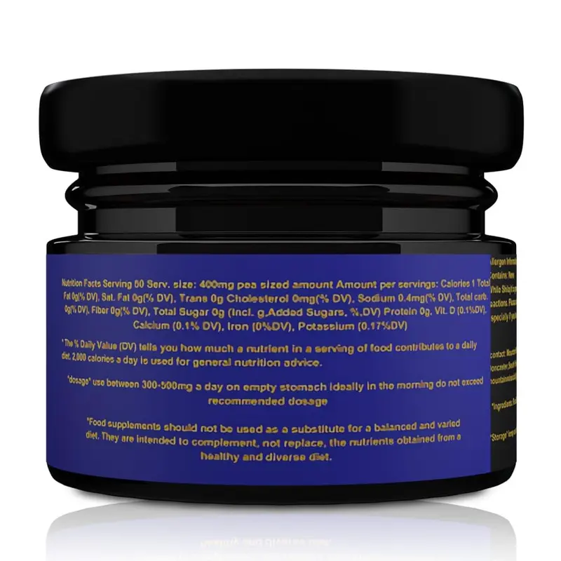 Mountain Minerals Pure Himalayan shilajit Resin lab tested,30 grams-60 day supply 5