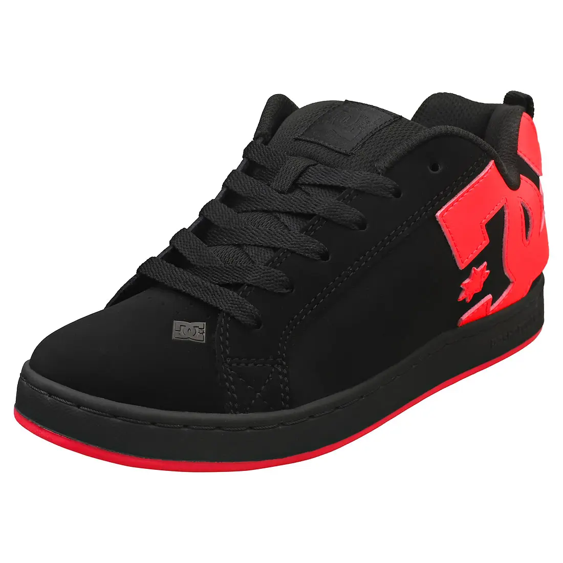 DC Shoes Court Graffik Womens Skate Trainers in Black Pink - MPN: 300678-BHP