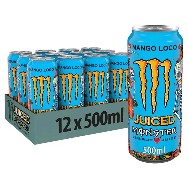 Monster Energy Drink Mango Loco 500ml 12 Pack