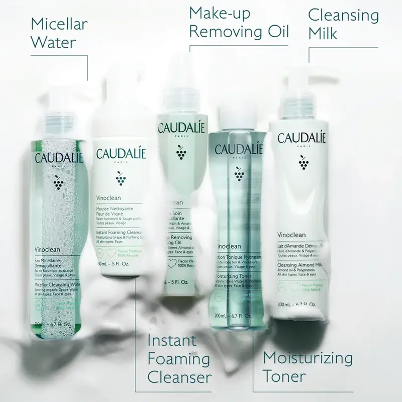 Caudalie Vinoclean Instant Foaming Cleanser 50ml (Worth £18.00) Cleansing Facial French Skincare Chamomile Grape 3