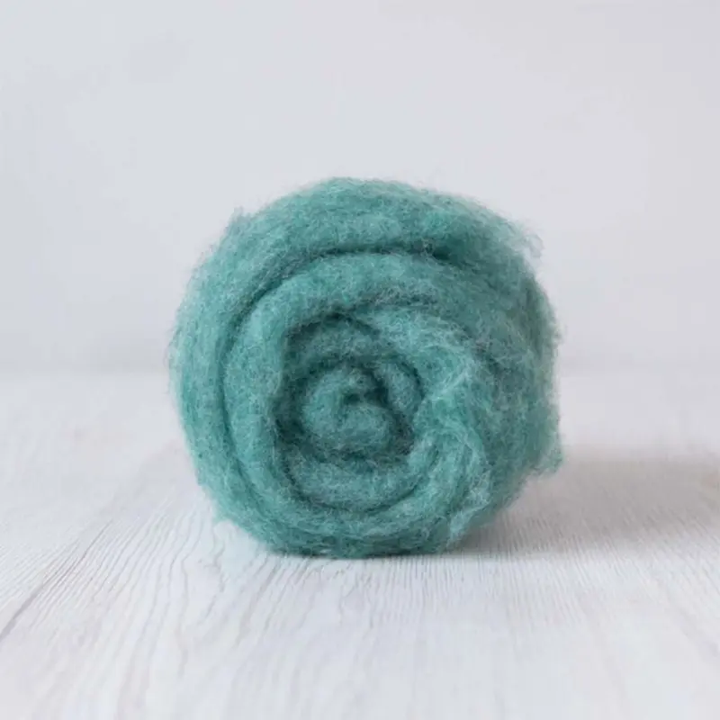 Carded Felt Wool Needle Felting Carded Batt Maori DHG Eucalyptus 4