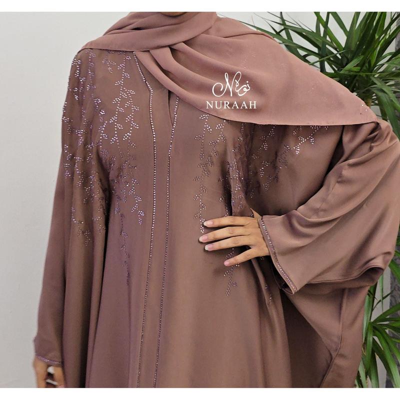 (NURAAH) AMAYA BUTTERFLY ABAYA (with scarf and inner belts) women 1
