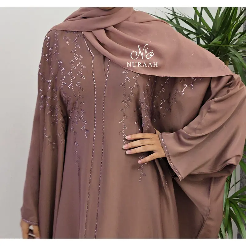 (NURAAH) AMAYA BUTTERFLY ABAYA (with scarf and inner belts) women 1