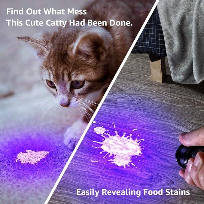 Pet Urine Detector UV Light, 21 LED 395nm UV Torch 1