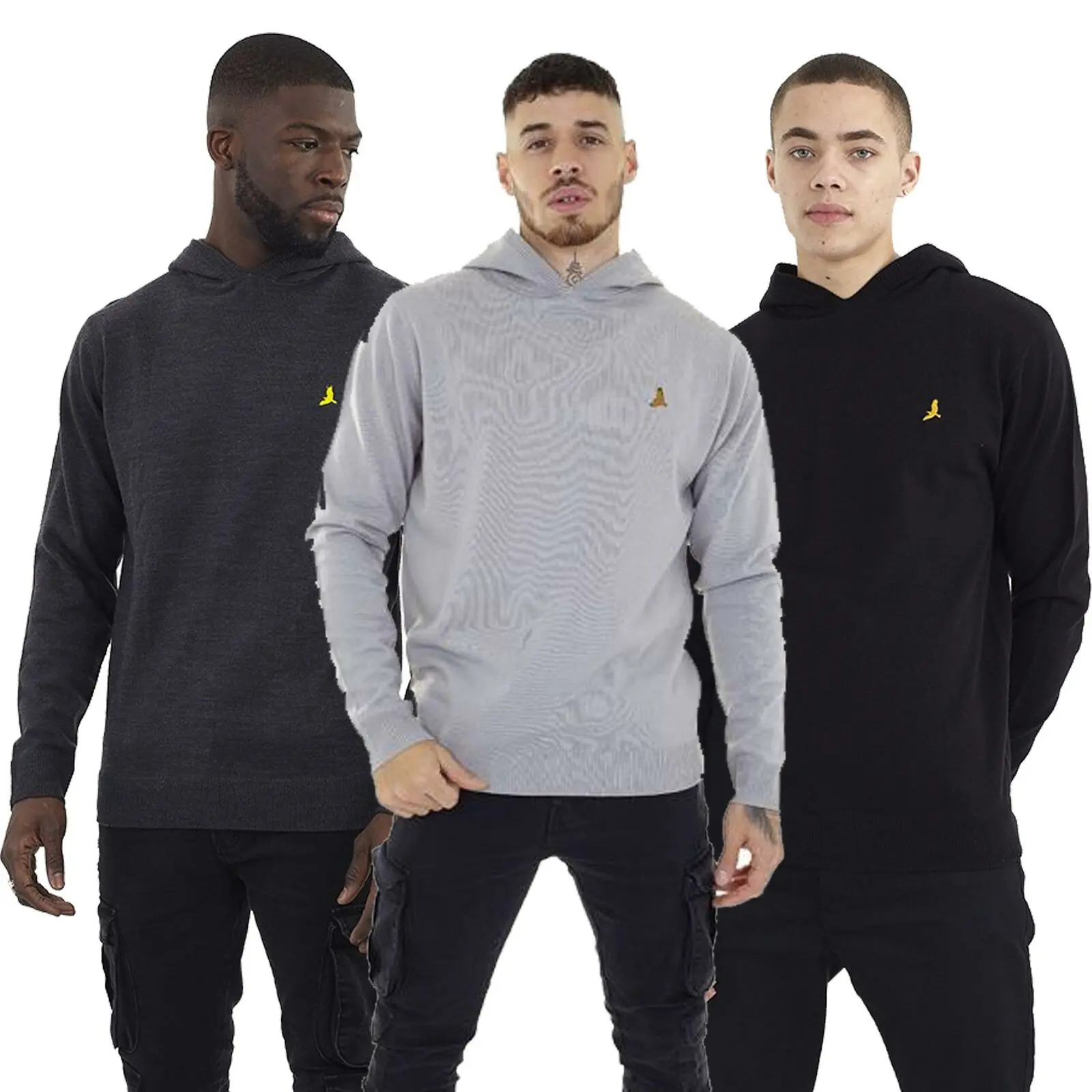 Brave Soul Mens Hooded Sweat Top Hoodie Jumper Casual Hooded Sweater  Sports Top