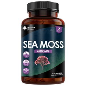 New Leaf Sea Moss 120 Vegan Tablets