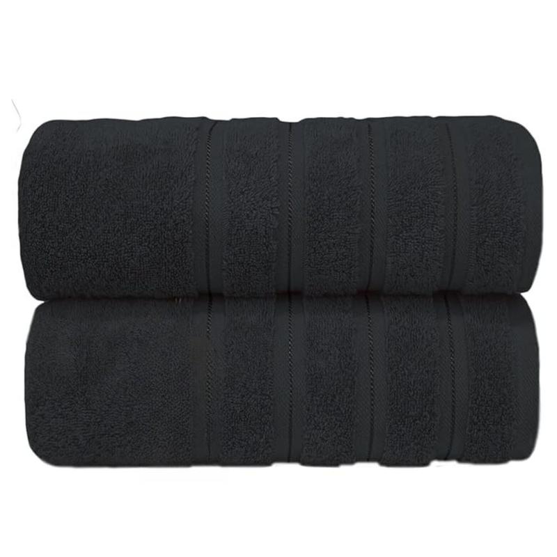 2X Premium Quality Super Jumbo Bath Sheet Set - 100% Combed Cotton 650 GSM -  Size 90x180 Highly Absorbent Extra Large Bath Towels 7
